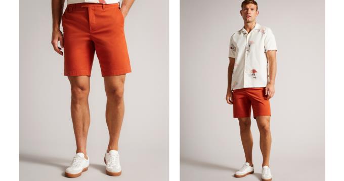 Short Ted Baker Chino Rouge Homme | BIJ-48292541